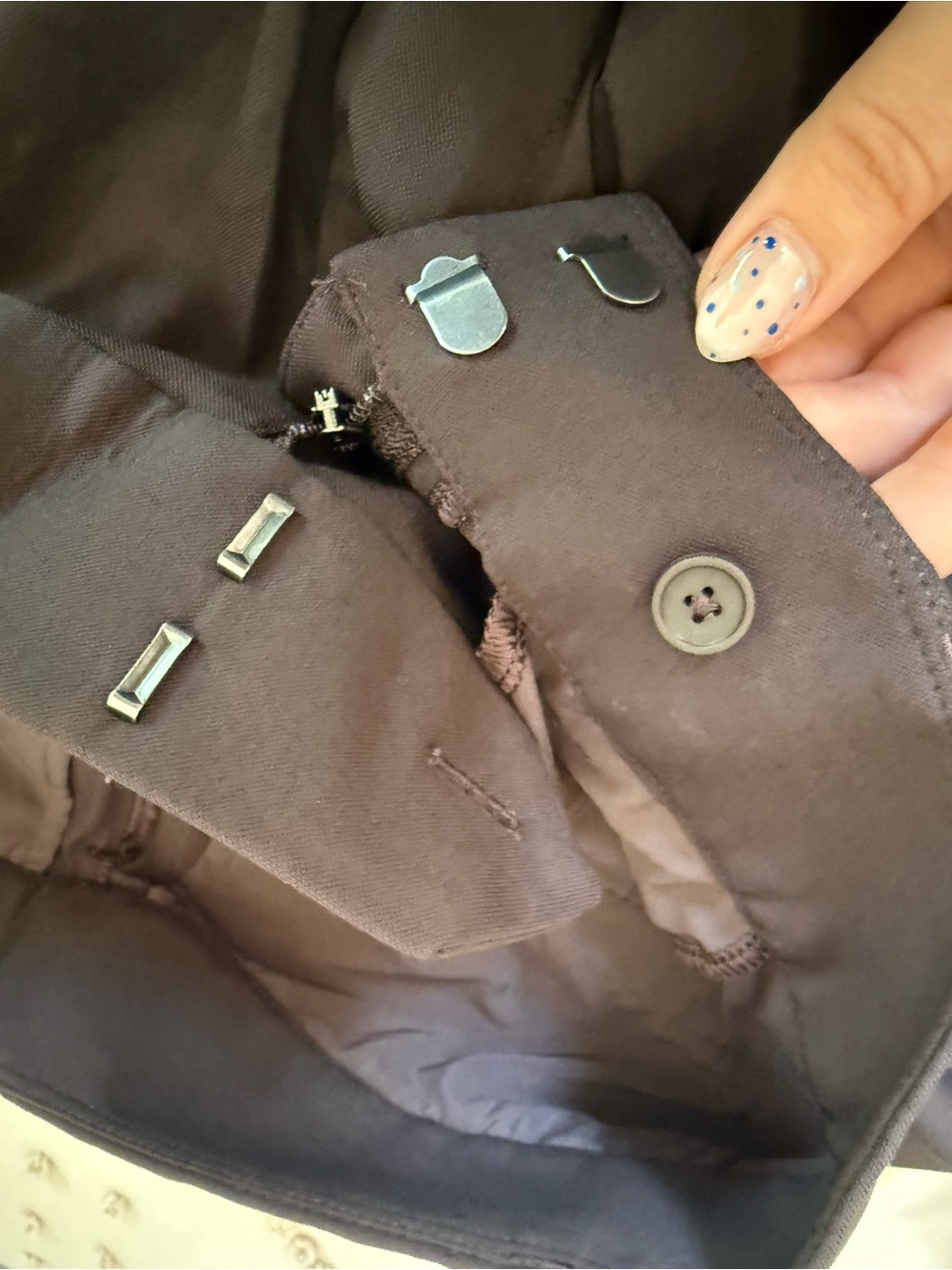Lululemon Wide-Leg High-Waist Espresso Brown Trousers- size 4 - Picture 3 of 7